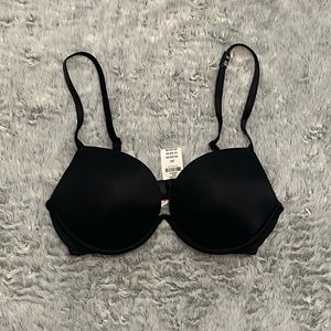 32C Bra - Victoria’s Secret Pink Push Up Bra - Black - Super Push Style - NWT
